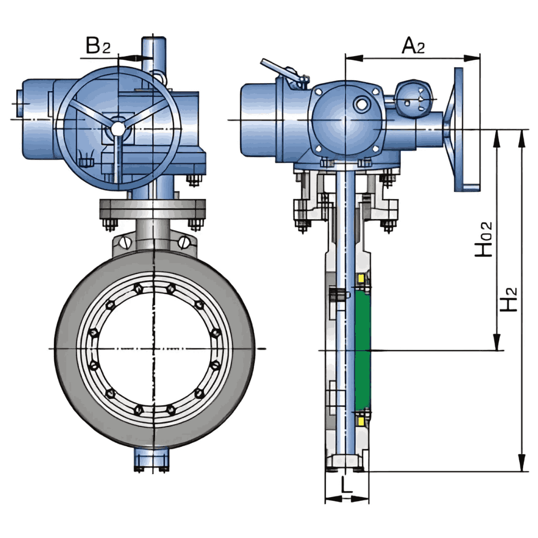 butterfly valve graph