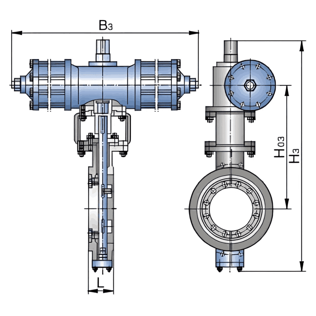 butterfly valve graph