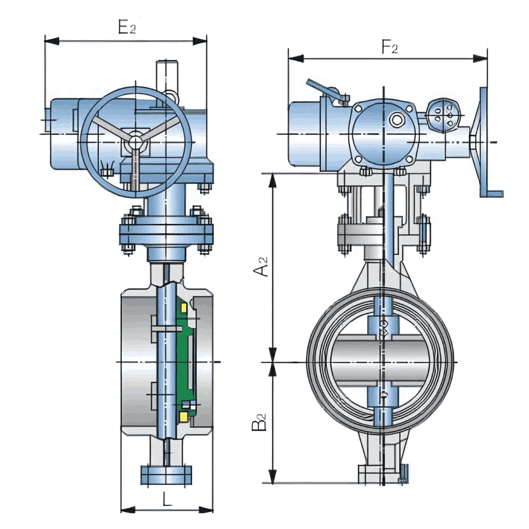 butterfly valve graph
