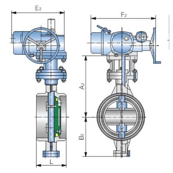 butterfly valve graph