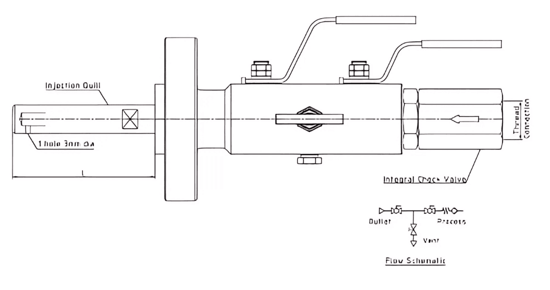 injection quill dbb valve